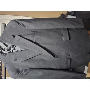Botany Five Hundred Couture Men's Gray Wool Blazer Jacket 46S